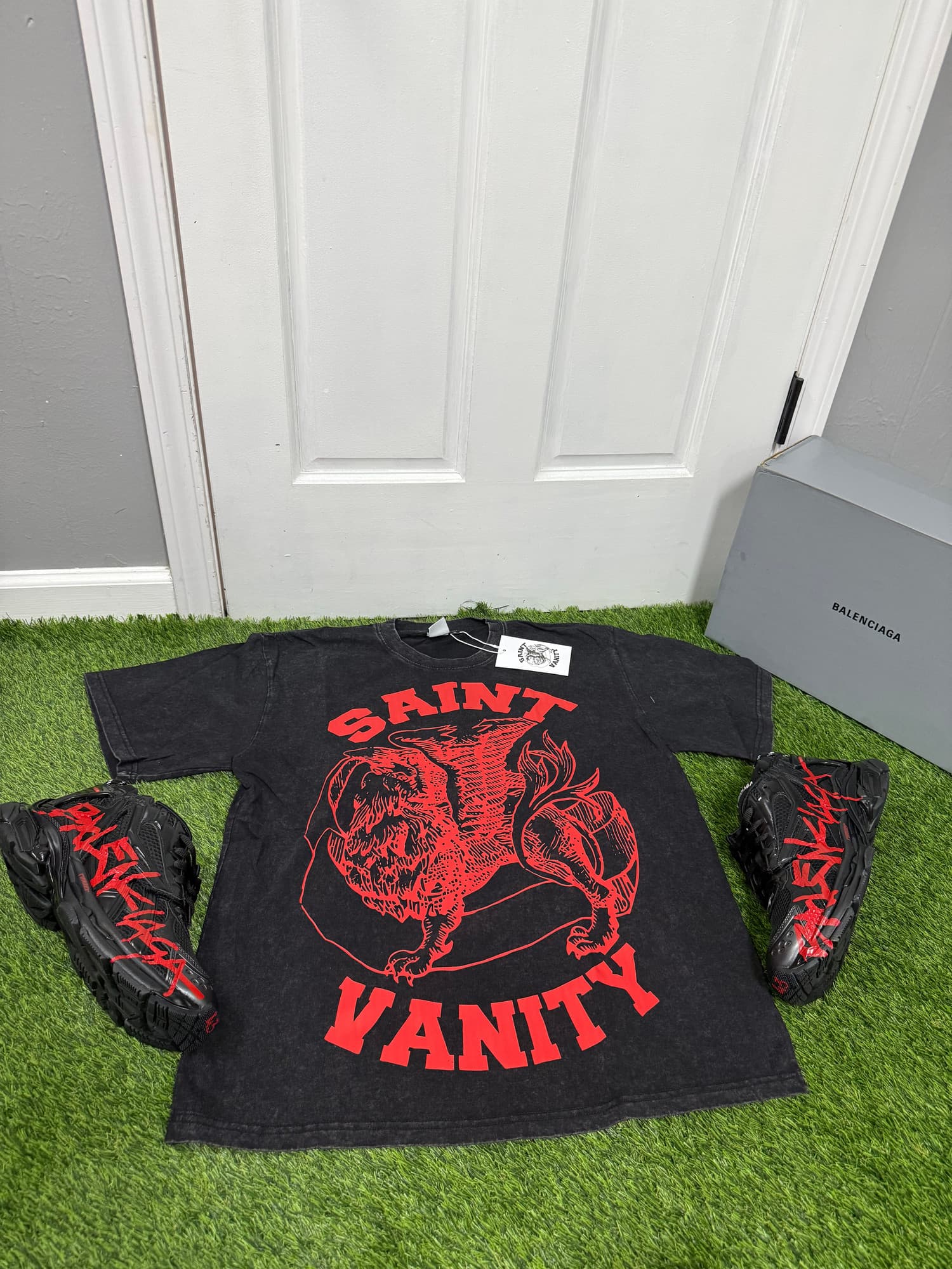 BALENCIAGA AND SAINT VANITY SET