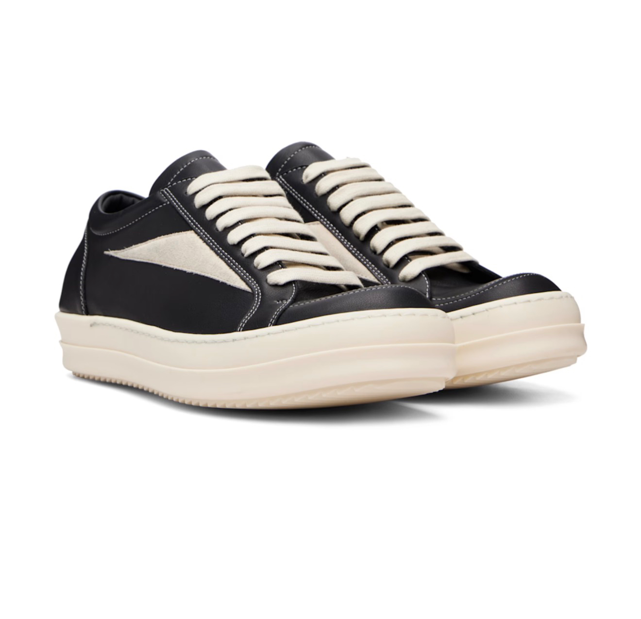 RICK OWENS Black Tower Vintage Sneaks Sneakers