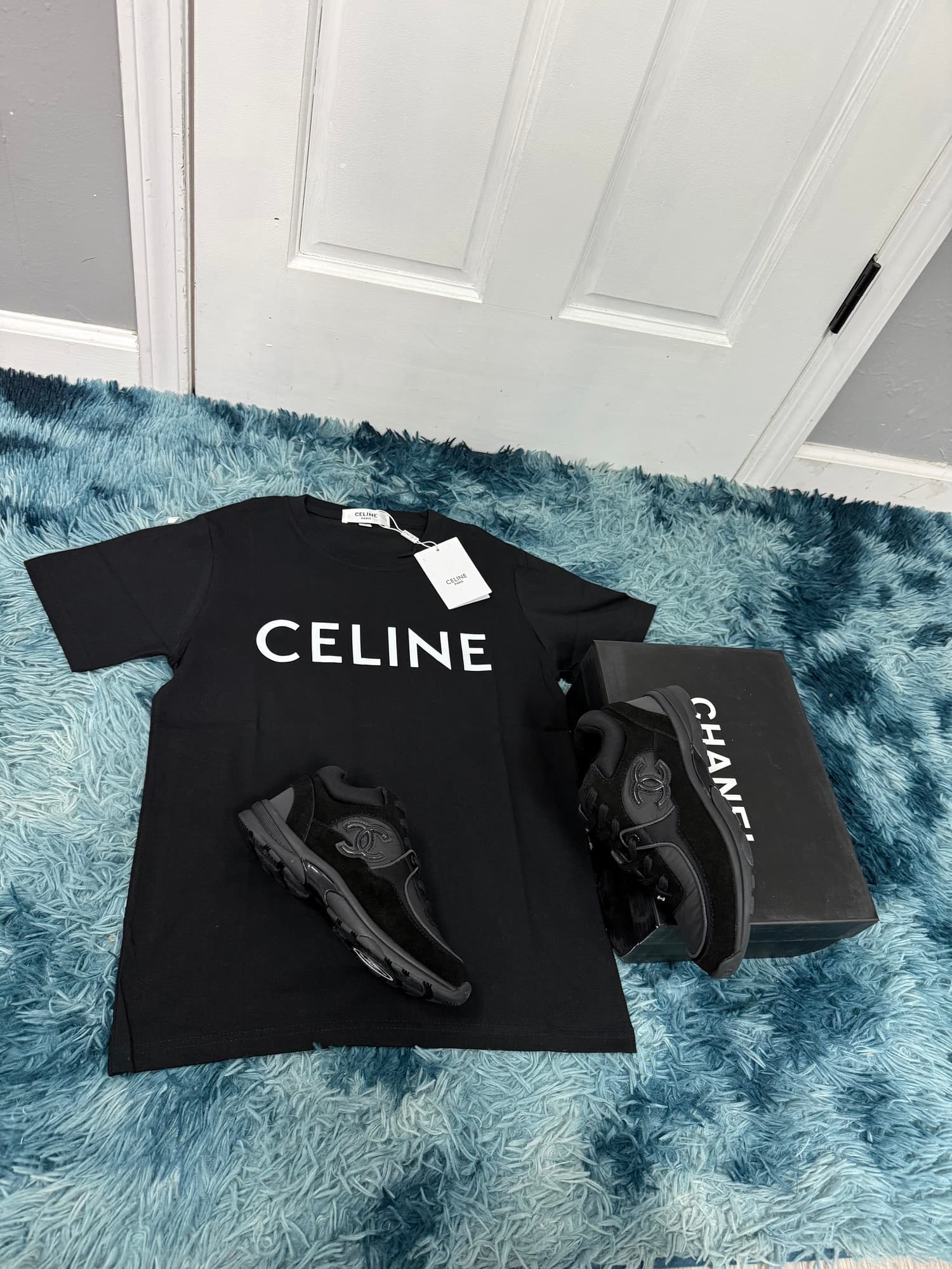 Chanel and Celine shirt