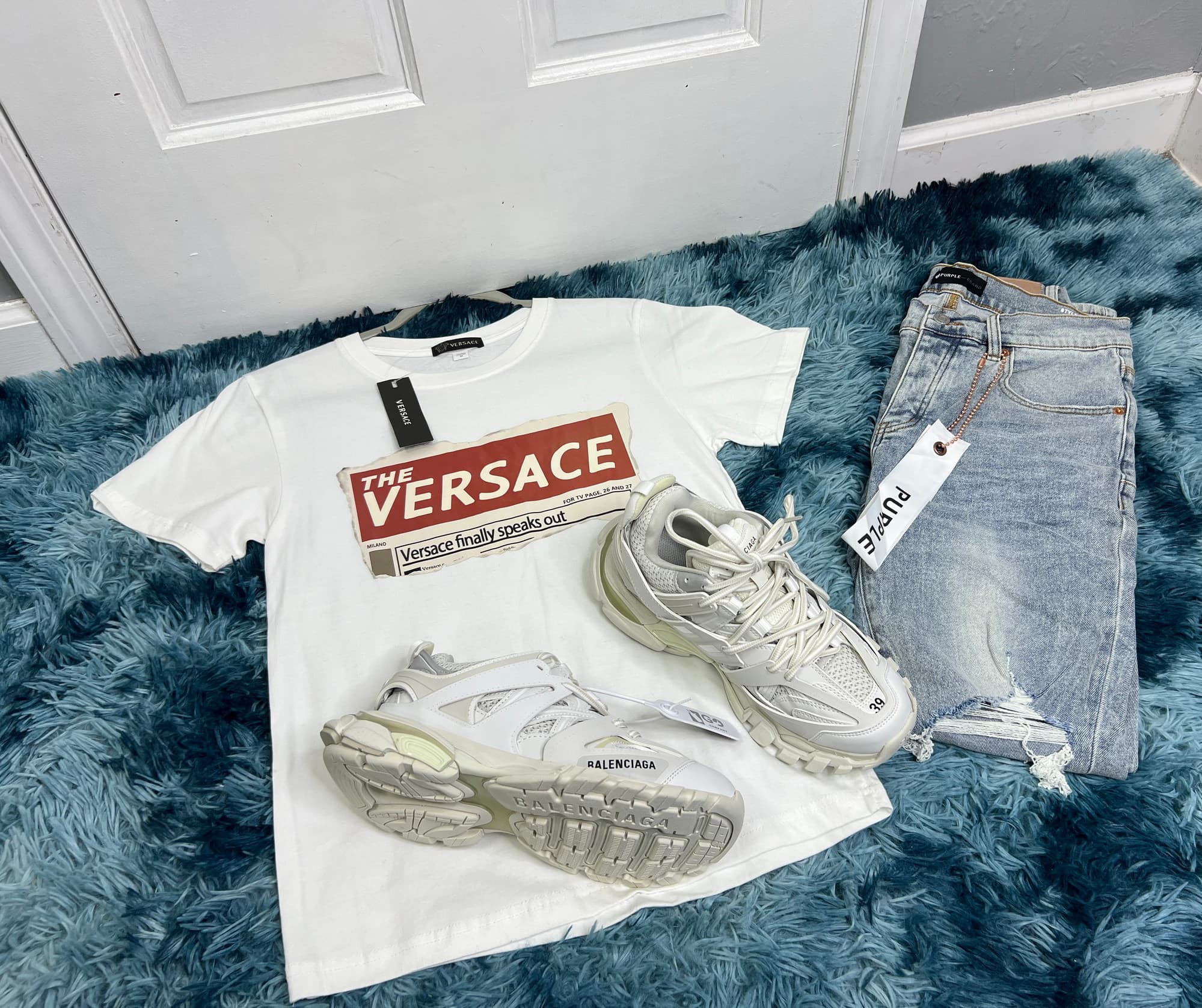 BALENCIAGA, VERSACE & PURPLE SET